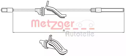 Трос METZGER 10.5451