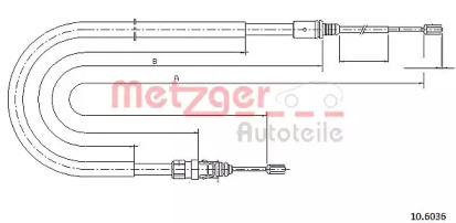 Трос METZGER 10.6036