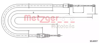 Трос METZGER 10.6037