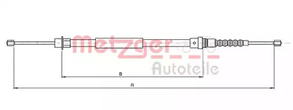 Трос METZGER 10.6217