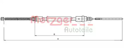 Трос METZGER 10.6220