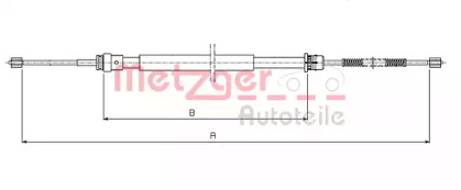 Трос METZGER 10.6541