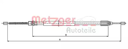 Трос METZGER 10.6542