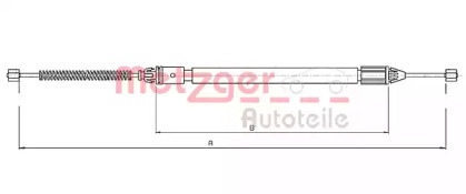 Трос METZGER 10.6682