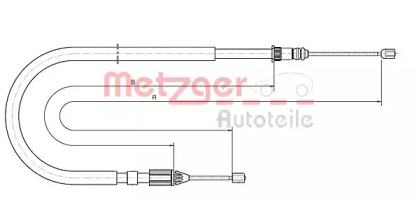 Трос METZGER 10.6684