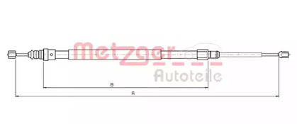 Трос METZGER 10.6686