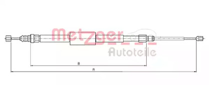 Трос METZGER 10.6687