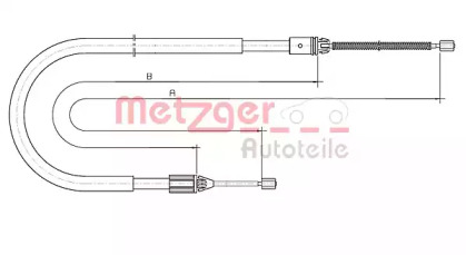 Трос METZGER 10.6691