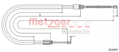 Трос METZGER 10.6697