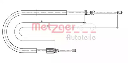 Трос METZGER 10.6698