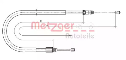 Трос METZGER 10.6699