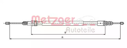 Трос METZGER 10.6775