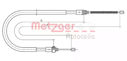 Трос METZGER 10.6777