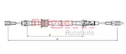 Трос METZGER 10.6852