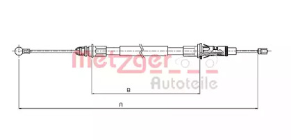 Трос METZGER 10.6854