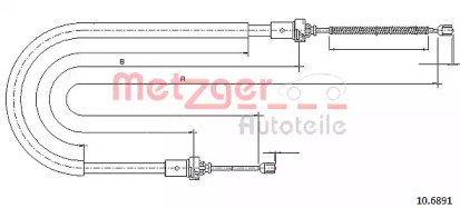 Трос METZGER 10.6891