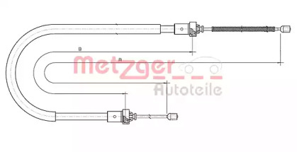 Трос METZGER 10.6893