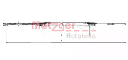 Трос METZGER 10.7131