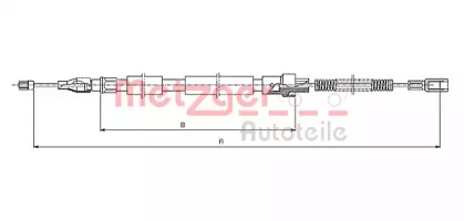 Трос METZGER 10.7382