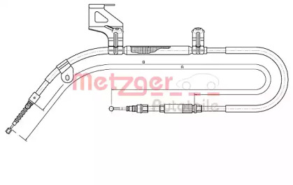 Трос METZGER 10.7482