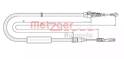 Трос METZGER 10.7512