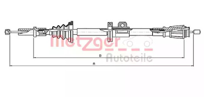 Трос METZGER 10.8061