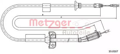 Трос METZGER 10.8187