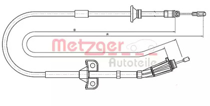 Трос METZGER 10.8189