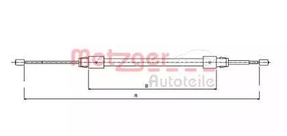 Трос METZGER 10.9322