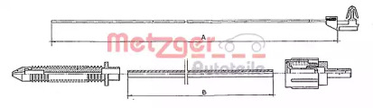 Трос METZGER 10.0381