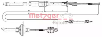 Трос METZGER 10.3149