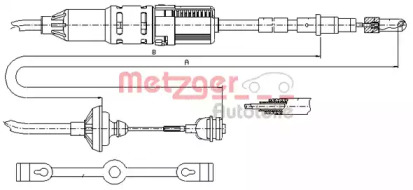 Трос METZGER 10.342