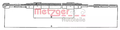 Трос METZGER 10.423