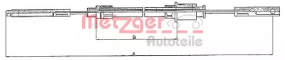 Трос METZGER 10.468