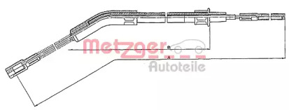 Трос METZGER 10.702