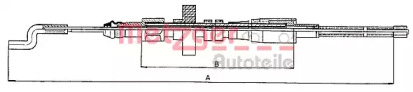 Трос METZGER 10.7391