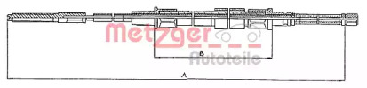 Трос METZGER 10.740