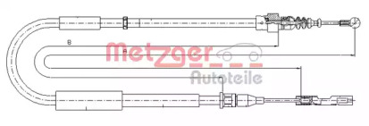 Трос METZGER 10.7514