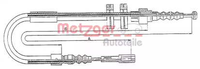 Трос METZGER 10.7582