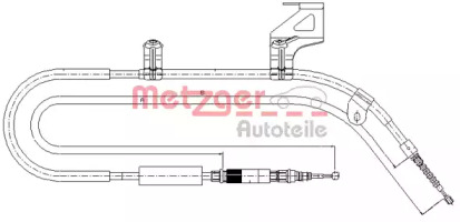 Трос METZGER 10.7585