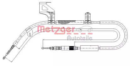 Трос METZGER 10.7586