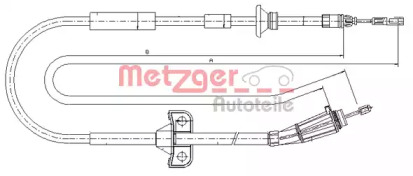 Трос METZGER 10.8065