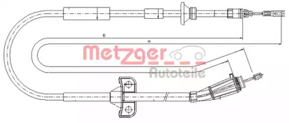 Трос METZGER 10.8066