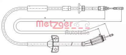 Трос METZGER 10.8185