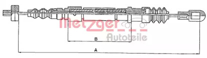 Трос METZGER 10.824