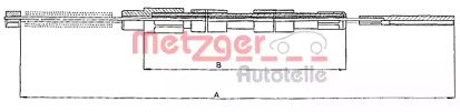 Трос METZGER 10.9030