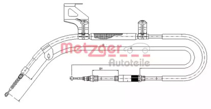 Трос METZGER 10.9040