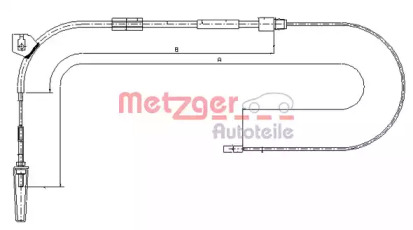 Трос METZGER 10.9330