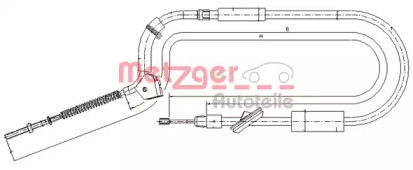 Трос METZGER 10.9332