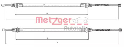 Трос METZGER 10.9336